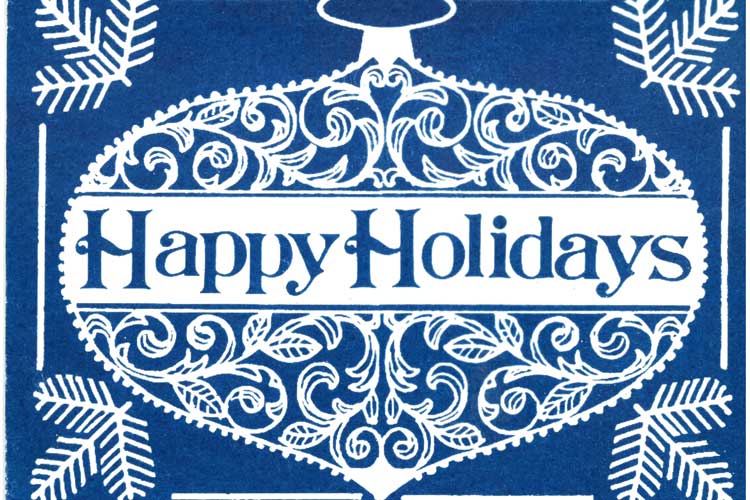 Cyanotype Holiday Cards